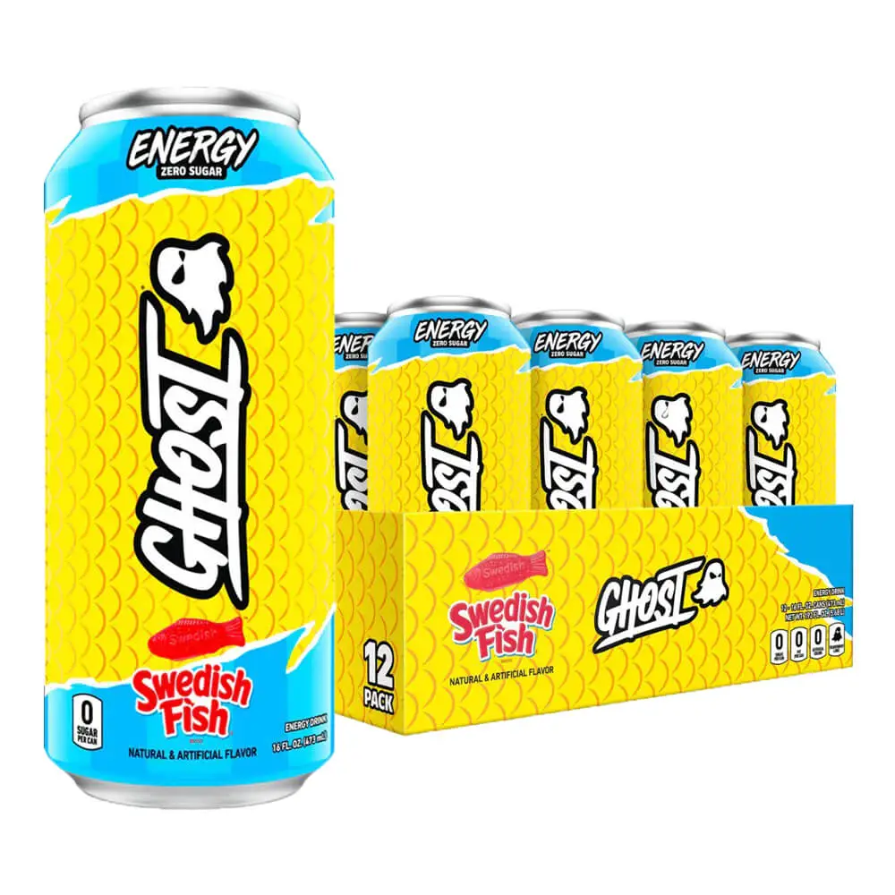 Ghost Energy Zero Sugar Sour Patch Kids 473ml (Pack of 12)