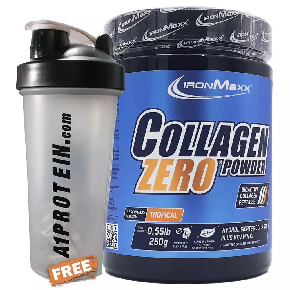 IronMaxx Collagen Zero 250g With Free Shaker
