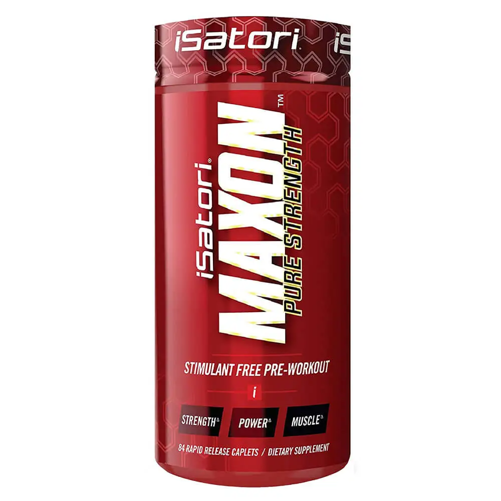 iSatori Maxon Stim-Free Pre-Workout 84 Caplets – Boost Performance Without Stimulants