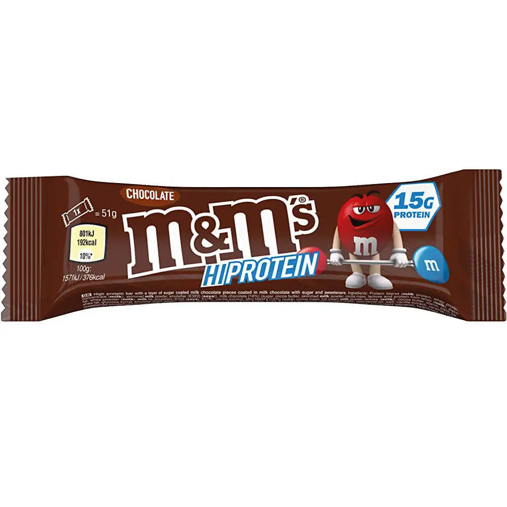 M&M's Hi-Protein Bar Chocolate 51 g