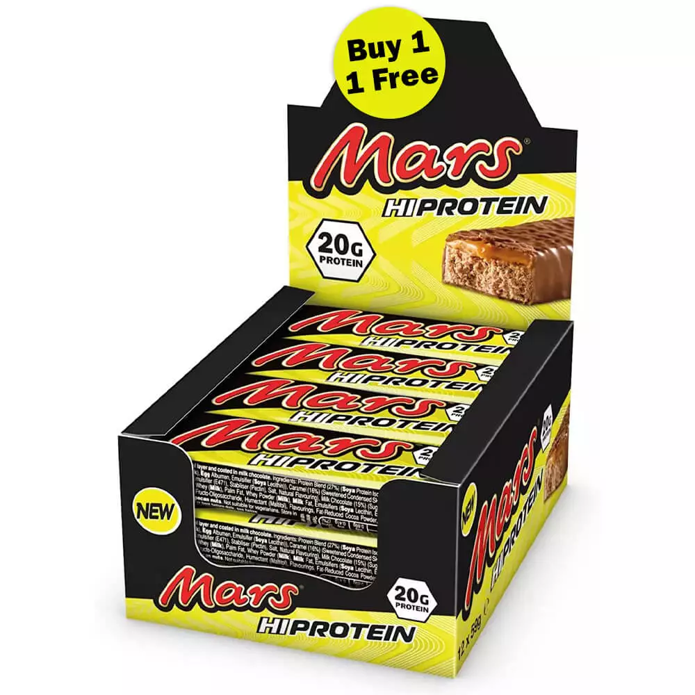 Mars Hi Protein Bar Pack of 12 x 59g