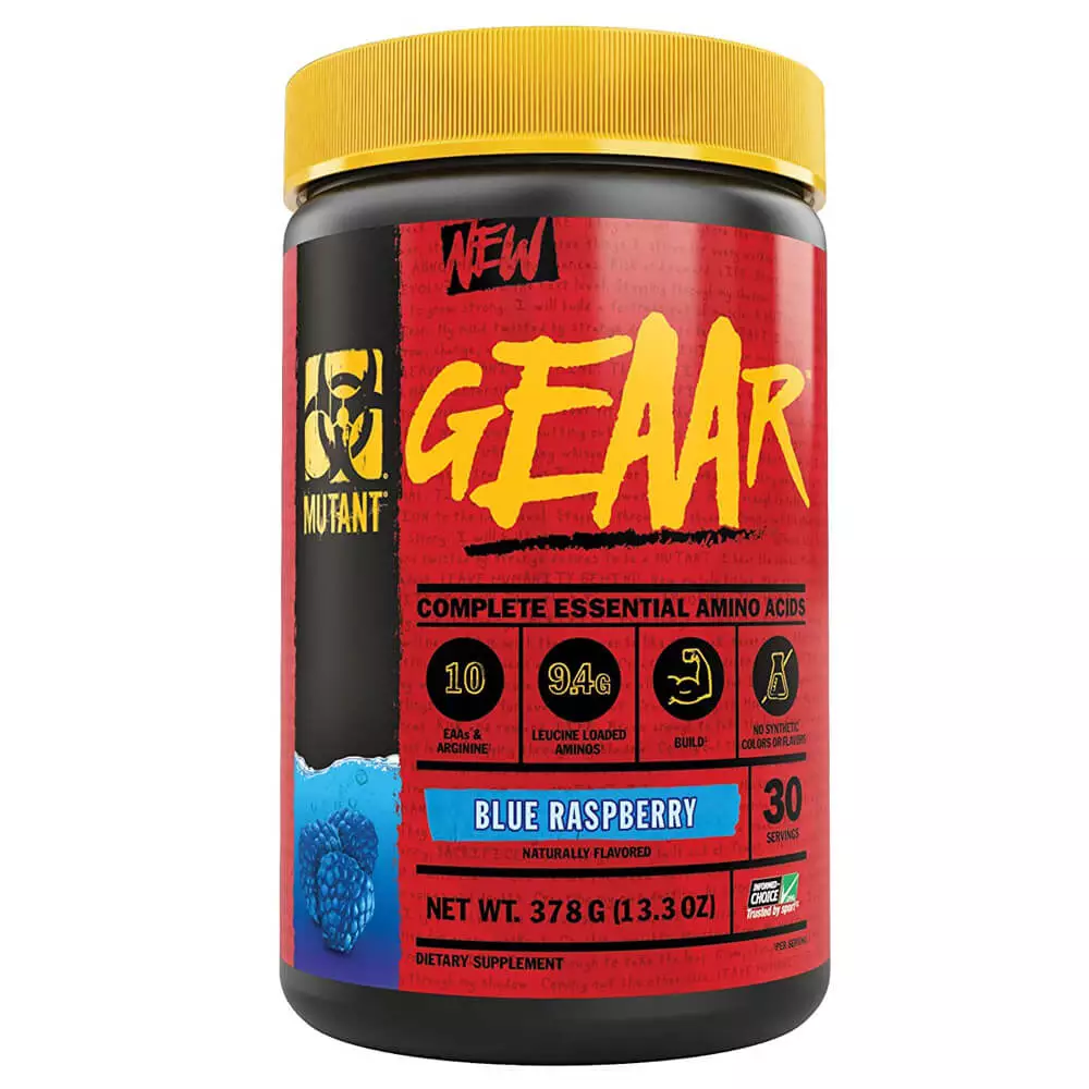 Mutant Gear Essential Amino Acids Supplement – Muscle Growth & Recovery Boost