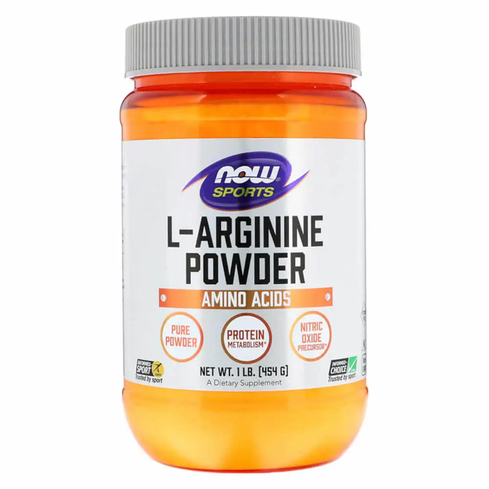 Now L-Arginine Amino Acid Powder 454g