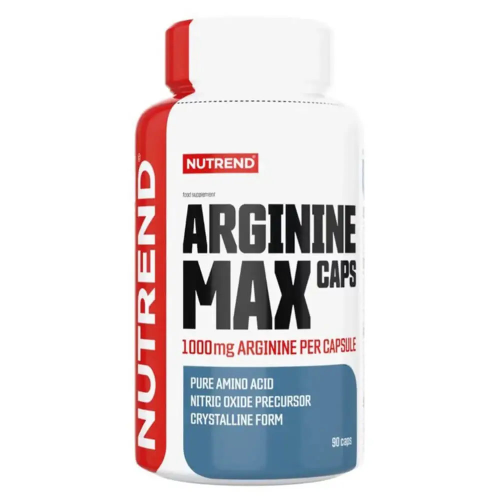 Nutrend Arginine Max Caps 1000mg – 90 Caps: Enhance Performance, Endurance, and Recovery