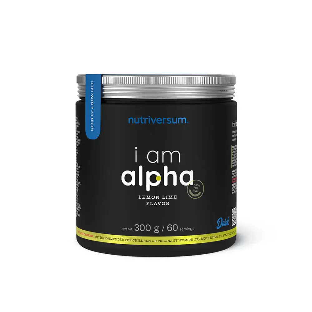 Nutriversum I am Alpha, Lemon Lime Flavor, 300g