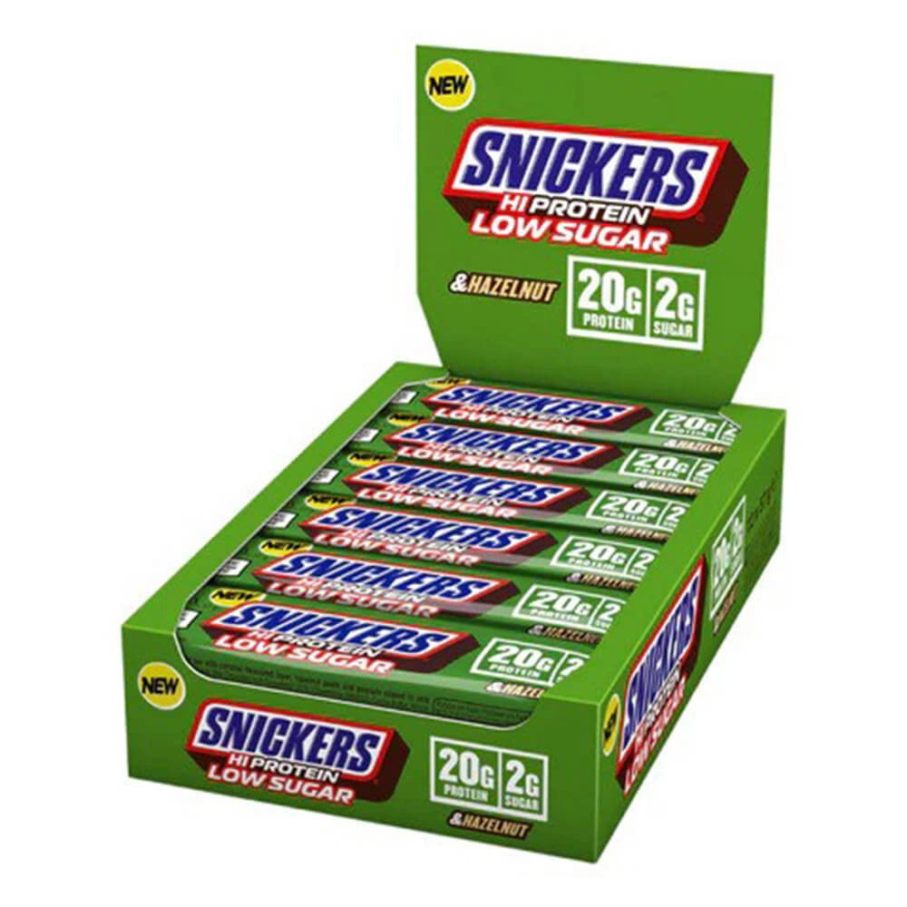 Snickers Bar Hi-Protein Low Sugar  57g Pack of 12