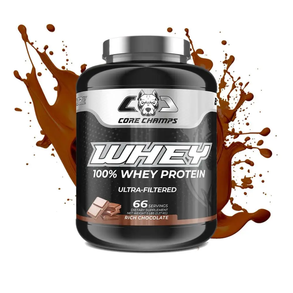 Core Champs Whey 100% Protein Ultra-Filtered, 66 Servings, Rich Chocolate