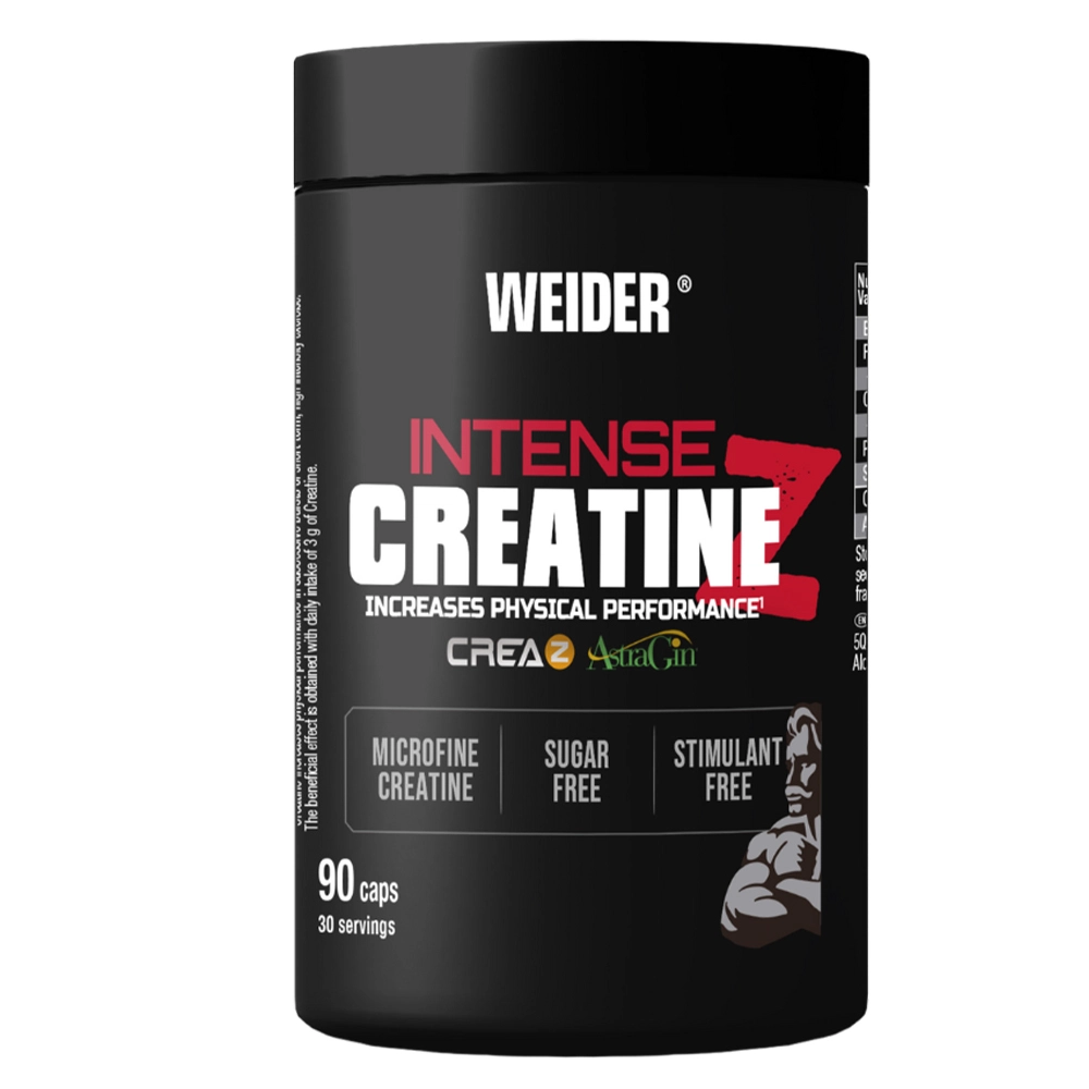 Weider Intense Creatine Increases Physical Performance 90 Caps 30S