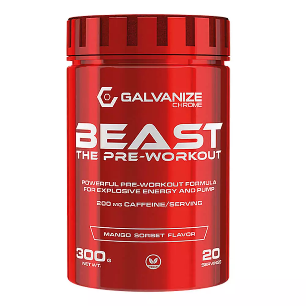 GALVANIZE NUTRITION Beast The Pre-Workout 20 Servings 300g