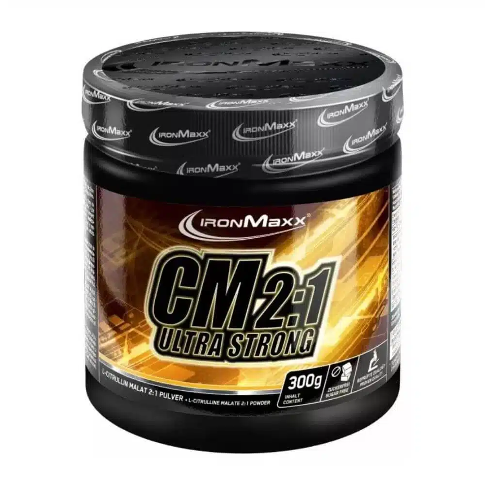 IronMaxx CM 2:1 – Ultra Strong L-Citrulline Malate (300g, Sugar-Free)