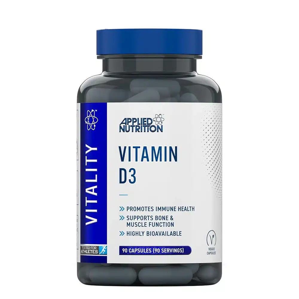 Applied Nutrition Vitamin D3 – 3000 IU | 90 Tablets | Immunity, Bone & Muscle Support
