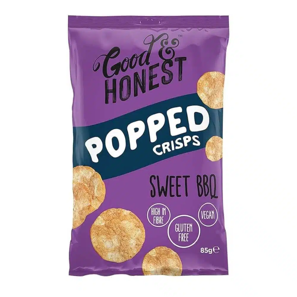 Goods Honest Popped Protein Crisps – Healthy High Protein Vegan Snack, Gluten-Free, Guilt-Free Crunch