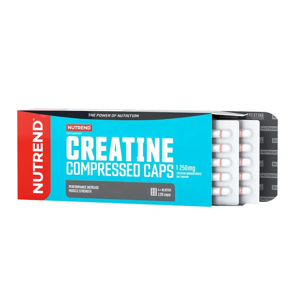 Nutrend Creatine Compressed Caps – Strength, Power & Muscle Performance Support