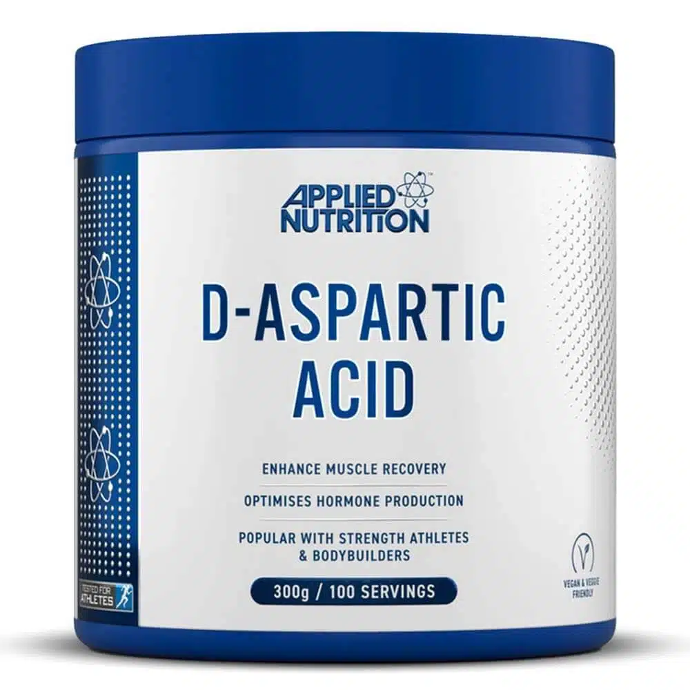 Applied Nutrition D-Aspartic Acid Powder 300g – 100 Servings, Natural Testosterone Support